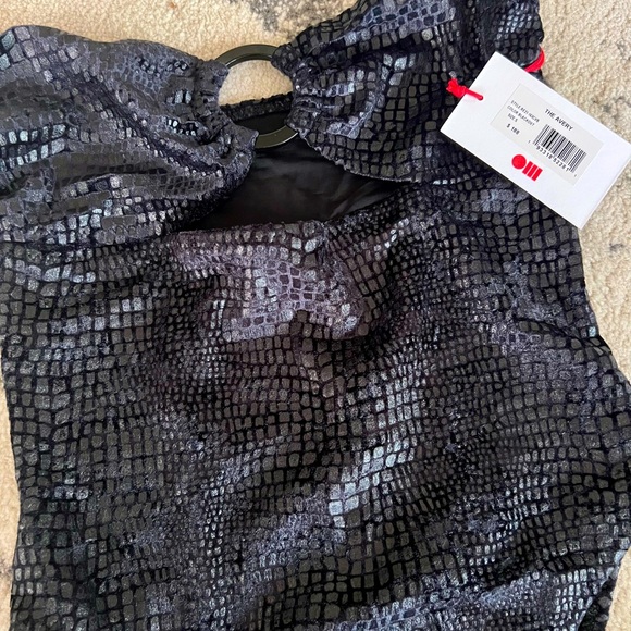 Solid & Striped The Avery Coated Velvet One-Piece NWT - Picture 6 of 9